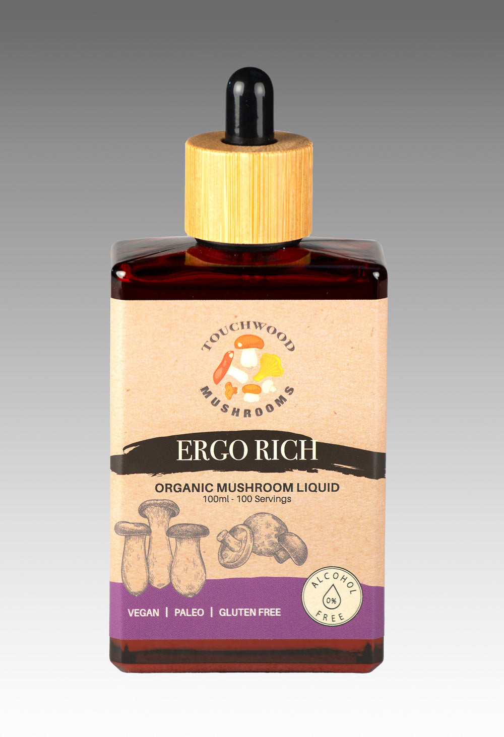 ergo rich organic mushroom liquid