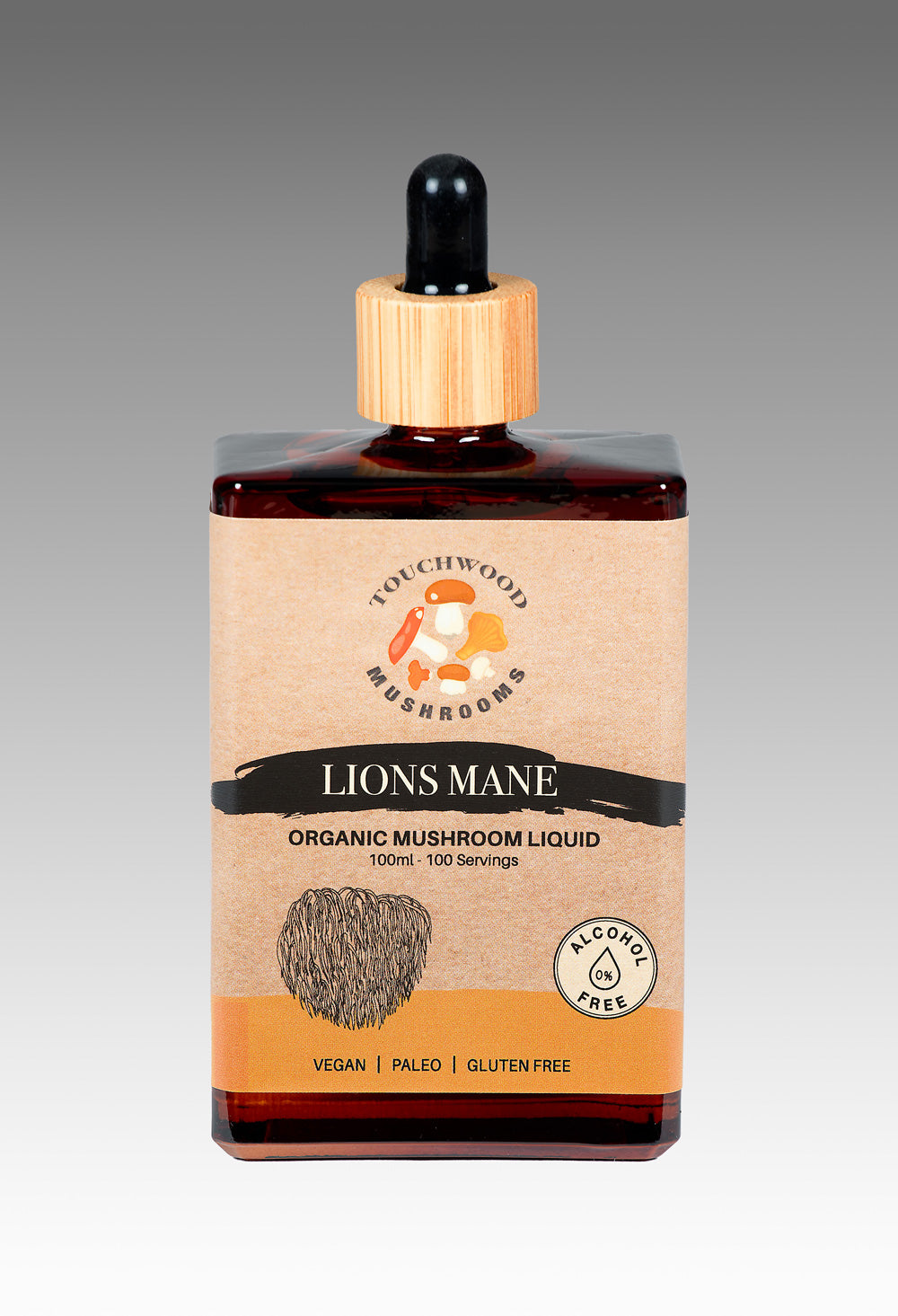 Lion's Mane Alcohol Free Mushroom Liquid