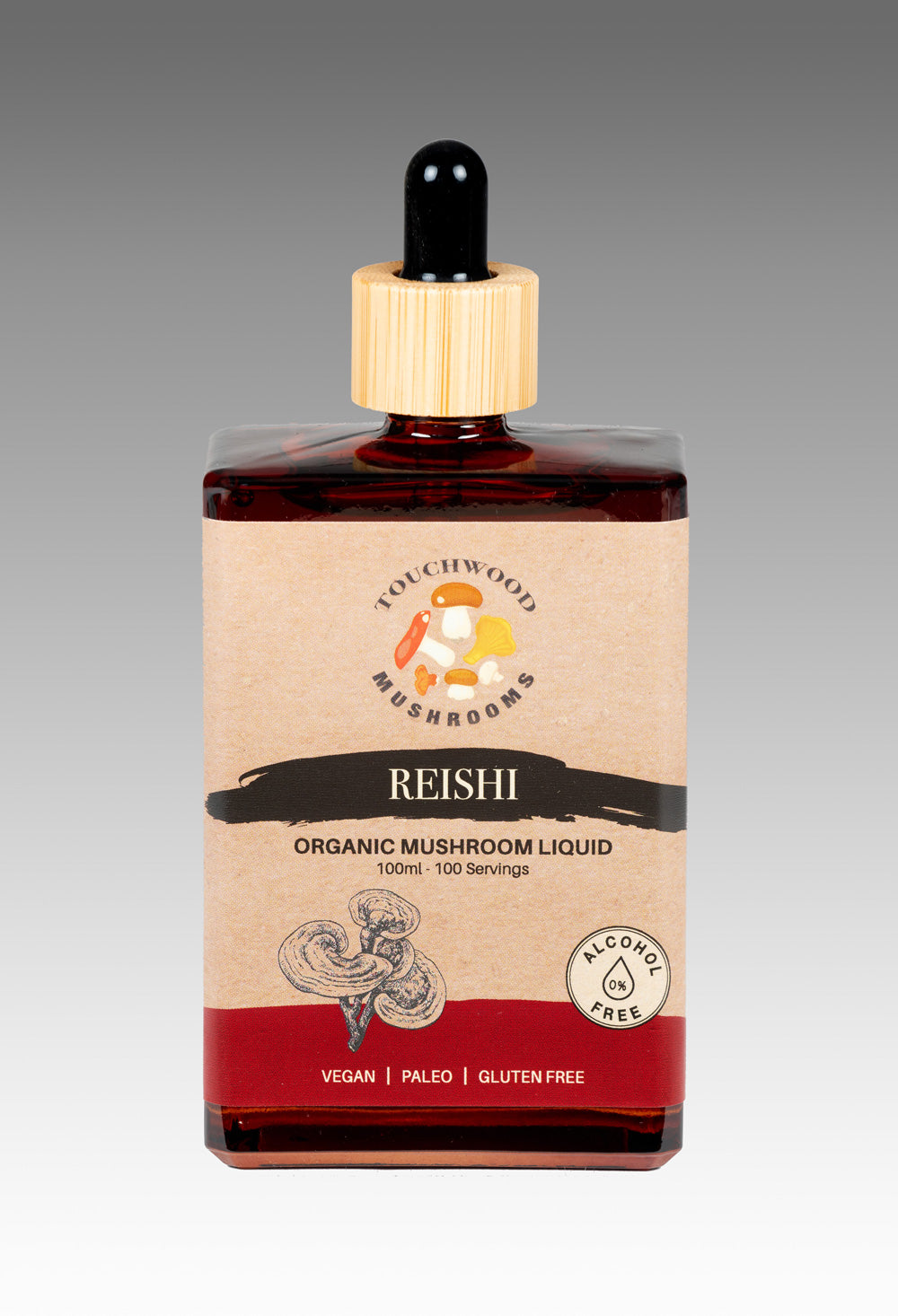 Reishi Alcohol Free Mushroom Liquid